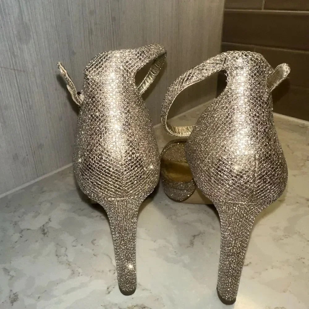 Michael Kors Sparkly Gold Women’s Heels